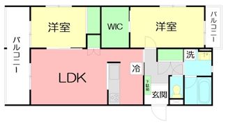 ソルヴィータ天王山IIの間取り画像