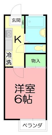ヴィラコスモスの間取り画像
