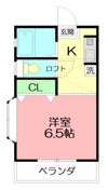 ハイツ矢野の間取り画像