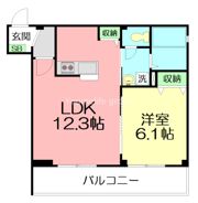 ベルヴィしなのの間取り画像