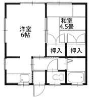 むつみ荘の間取り画像