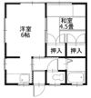 むつみ荘の間取り画像