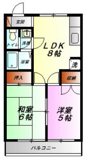 グリーンライフ奥津の間取り画像