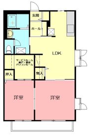 HG宮谷E棟の間取り画像