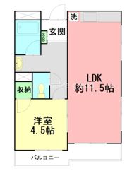 パストラル港南中央の間取り画像