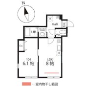 ハーミットクラブハウス横濱戸塚の間取り画像