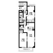 アンプルールフェールプラージュの間取り画像