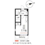ハーミットクラブハウス ポルタの間取り画像