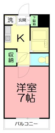 横浜元町ガーデン2の間取り画像