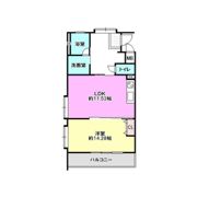 茅ヶ崎フェリックスコート長尾の間取り画像
