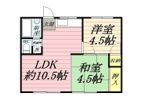 ハイツ弘鈴 Aの間取り画像