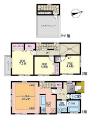 辻堂東海岸4丁目戸建ての間取り画像