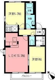 アリエスIIの間取り画像