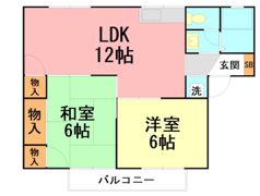 シャトレー森戸の間取り画像