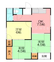 海野貸家の間取り画像