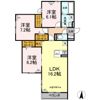 アメジスト東海岸北三丁目の間取り画像