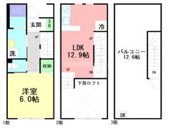 アザーレ・プラネワン大磯こゆるぎの間取り画像