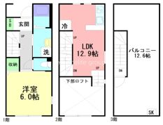 アザーレ・プラネワン大磯こゆるぎの間取り画像