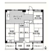 ビレッジハウス鎌倉6号棟の間取り画像