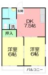 常楽ハイツ3の間取り画像