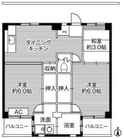 ビレッジハウス鎌倉3号棟の間取り画像