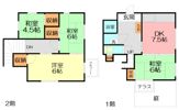 冨名腰貸家の間取り画像