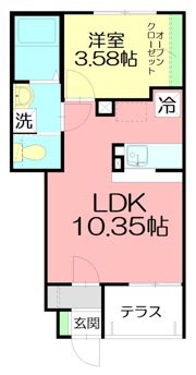 サン・サンスプリングの間取り画像