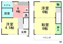 宮ノ脇コーポの間取り画像