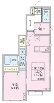 R＆Y鎌倉Bの間取り画像