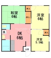 コーポ岡部B棟の間取り画像