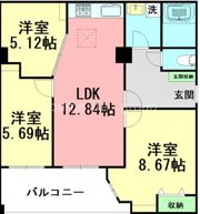 平塚スタービルの間取り画像