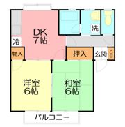 シャルム・Kの間取り画像