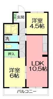 カインド不二No.2の間取り画像