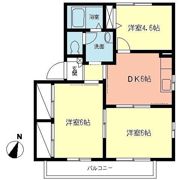 リバーパークBの間取り画像