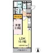 D-room浜町の間取り画像