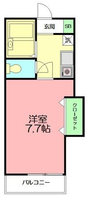 パレス華の間取り画像