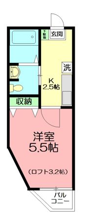 ボナンザTOKAIの間取り画像