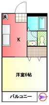 メルベーユ1の間取り画像