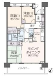 開成庭園の杜パレットガーデン四番館の間取り画像