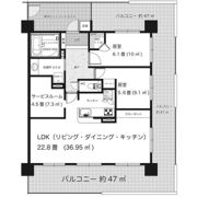 レックスガーデン鎌倉岡本の間取り画像