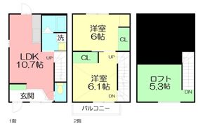 Bellaqua（ベルアクア）の間取り画像