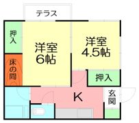 守屋荻窪貸家の間取り画像