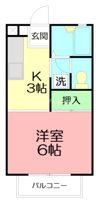 メゾンOKUTSU Bの間取り画像