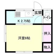 平塚市馬入本町アパートの間取り画像