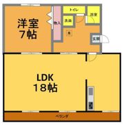 若宮ハイツの間取り画像