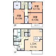 パティオIID棟の間取り画像