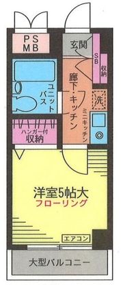 ジェームスタウン相模大塚の間取り画像