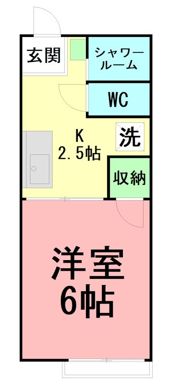 シティハイムベルBの間取り画像