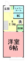 シティハイムベルBの間取り画像
