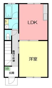 高風荘A号棟の間取り画像